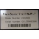 ViewSonic VA1926W-7 (Норильск)