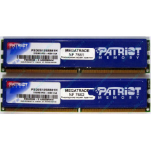 Память 1Gb (2x512Mb) DDR2 Patriot PSD251253381H pc4200 533MHz (Норильск)